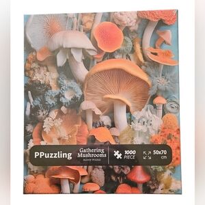 NWT PPuzzling Gathering Mushrooms Jigsaw Puzzle, 1000 Piece, 50x70 cm